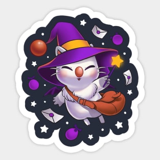 Moogle Witch - Kupo - Final fantasy halloween Sticker